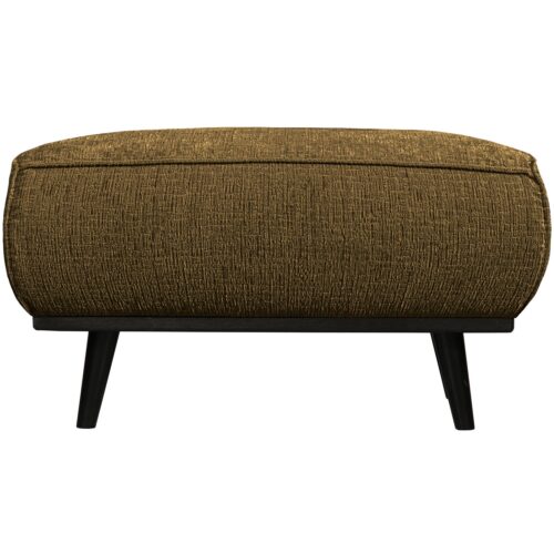 Hocker Statement Structure Velvet Brass