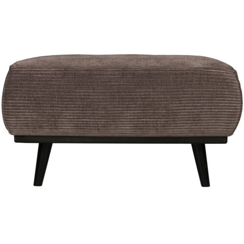 Hocker Statement Ribstof Taupe