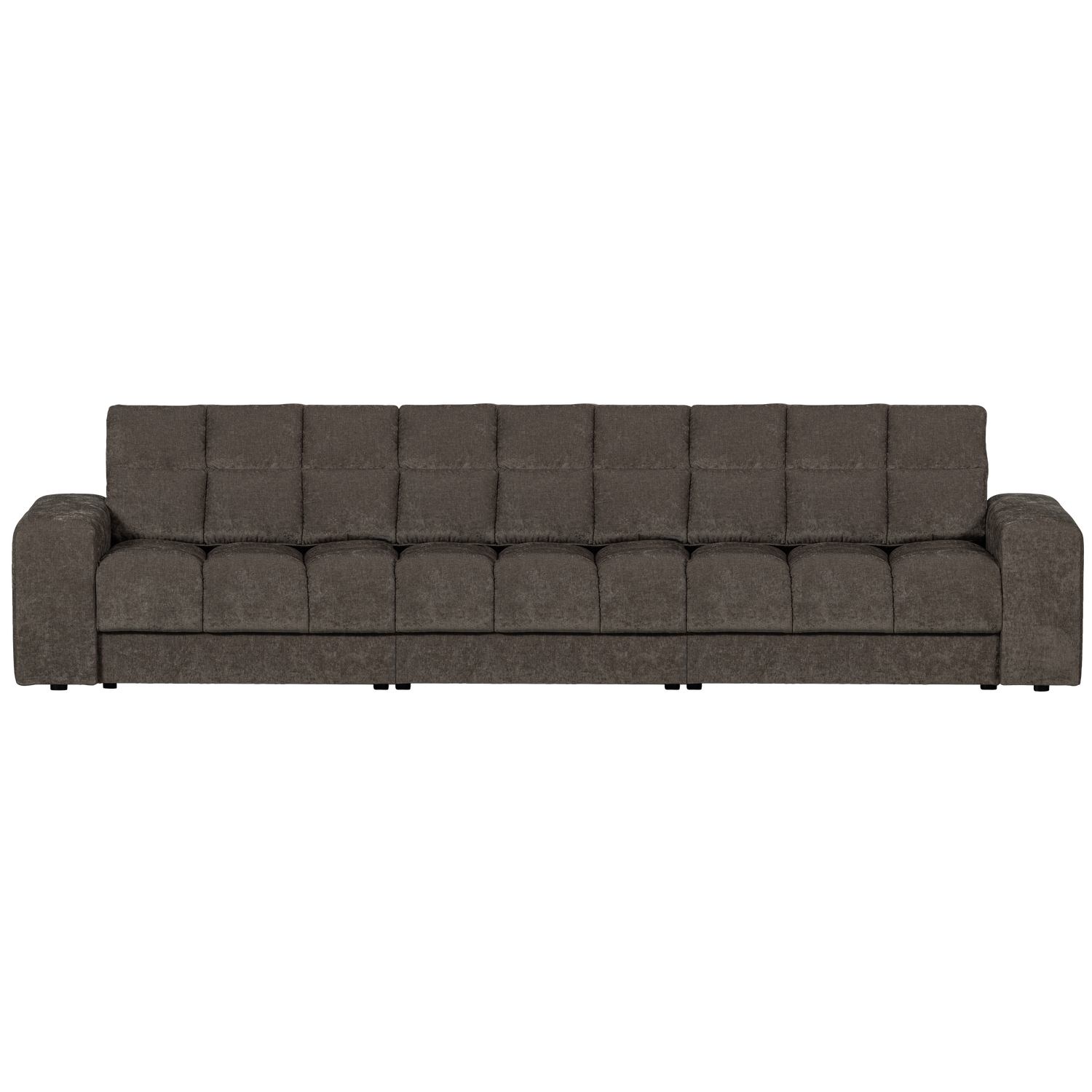 Second date 3-zits bank vintage warm grijs