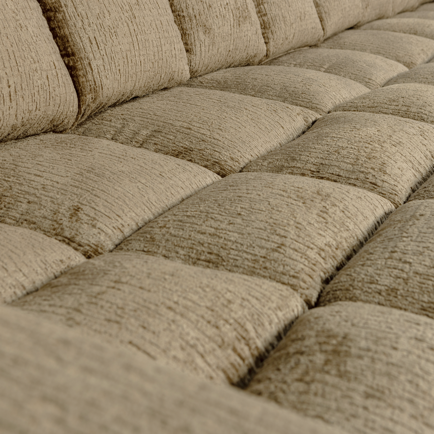 Second date Loungebank rechts structure velvet wheatfield - Afbeelding 5