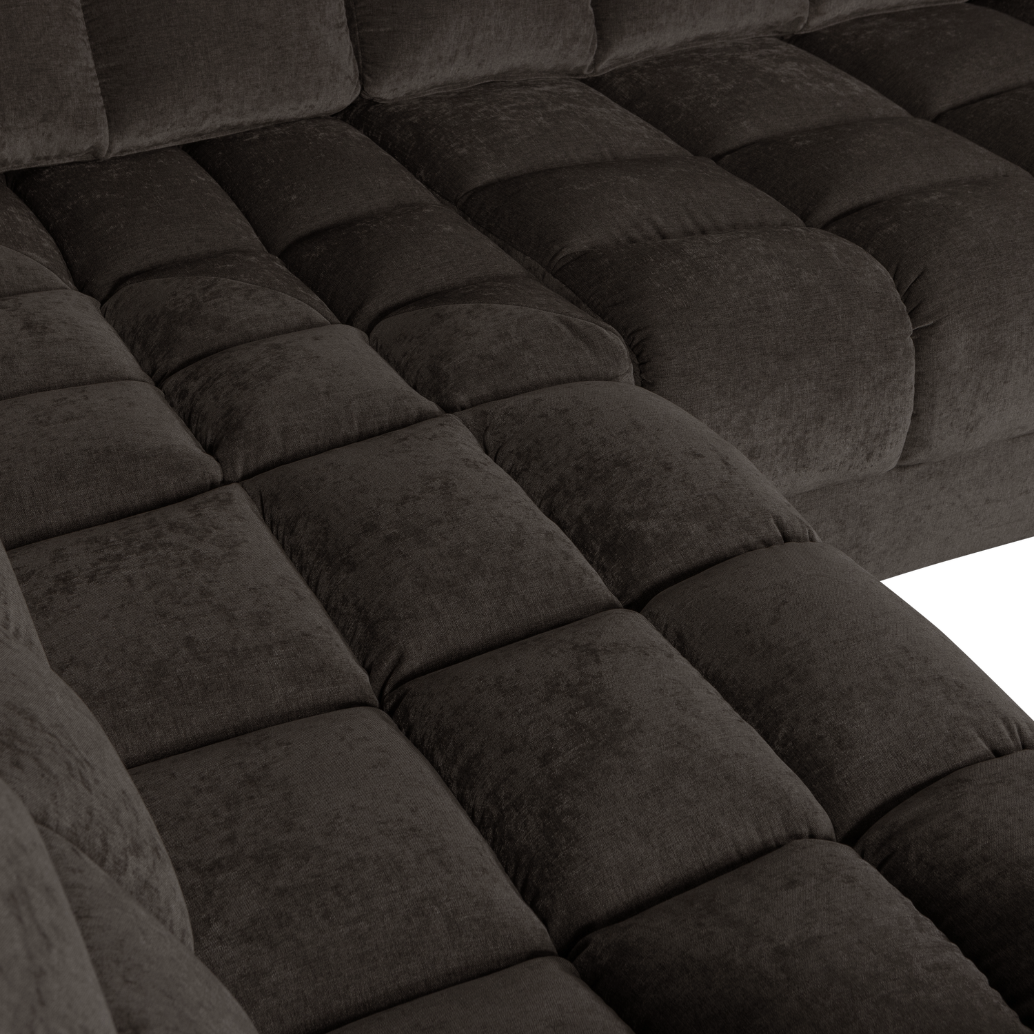 Second date hoekbank links vintage antraciet - Afbeelding 6