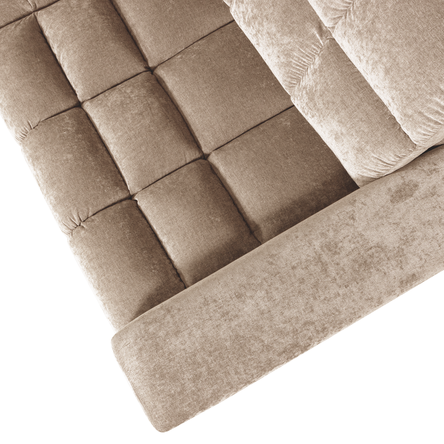 Second date hoekbank links vintage nougat - Afbeelding 5