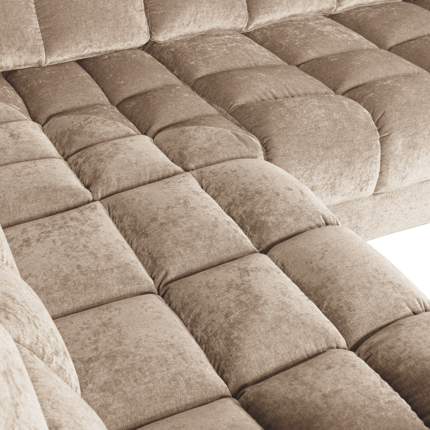 Second date hoekbank links vintage nougat - Afbeelding 6