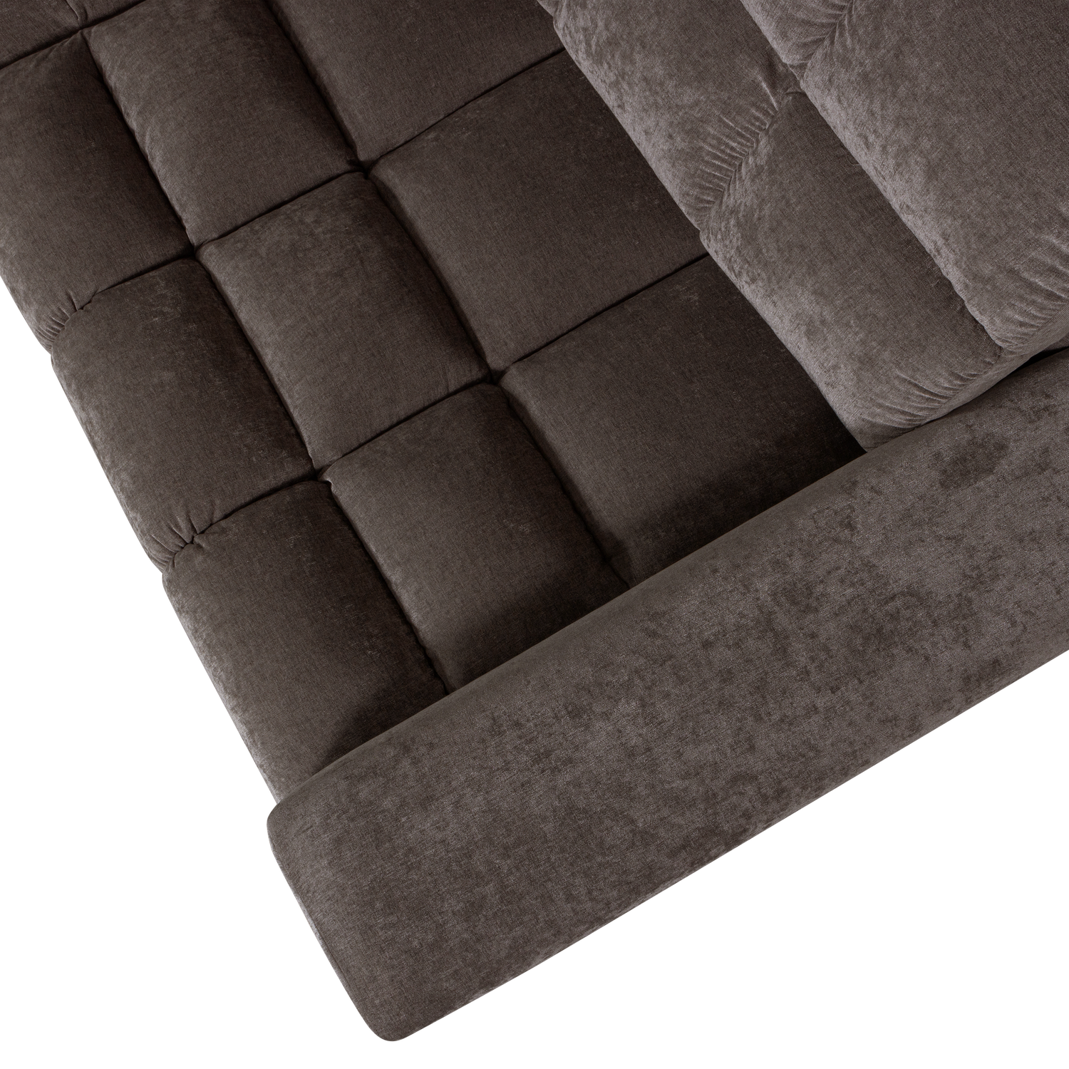 Second date hoekbank links vintage warm grijs - Afbeelding 5