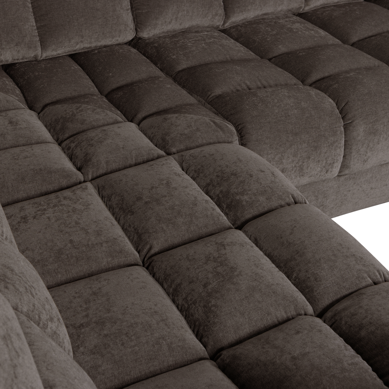 Second date hoekbank links vintage warm grijs - Afbeelding 6