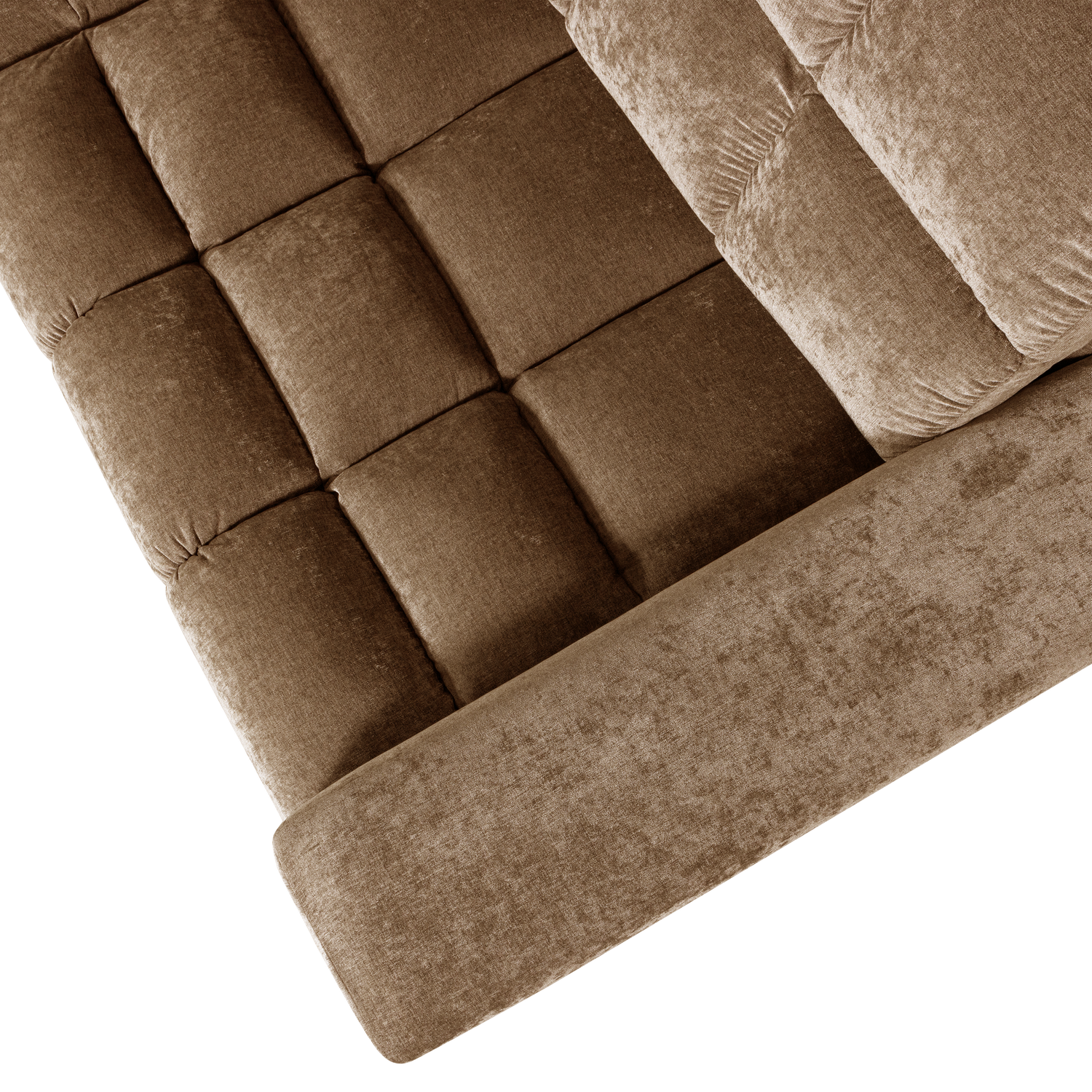 Second date hoekbank links vintage zand - Afbeelding 5