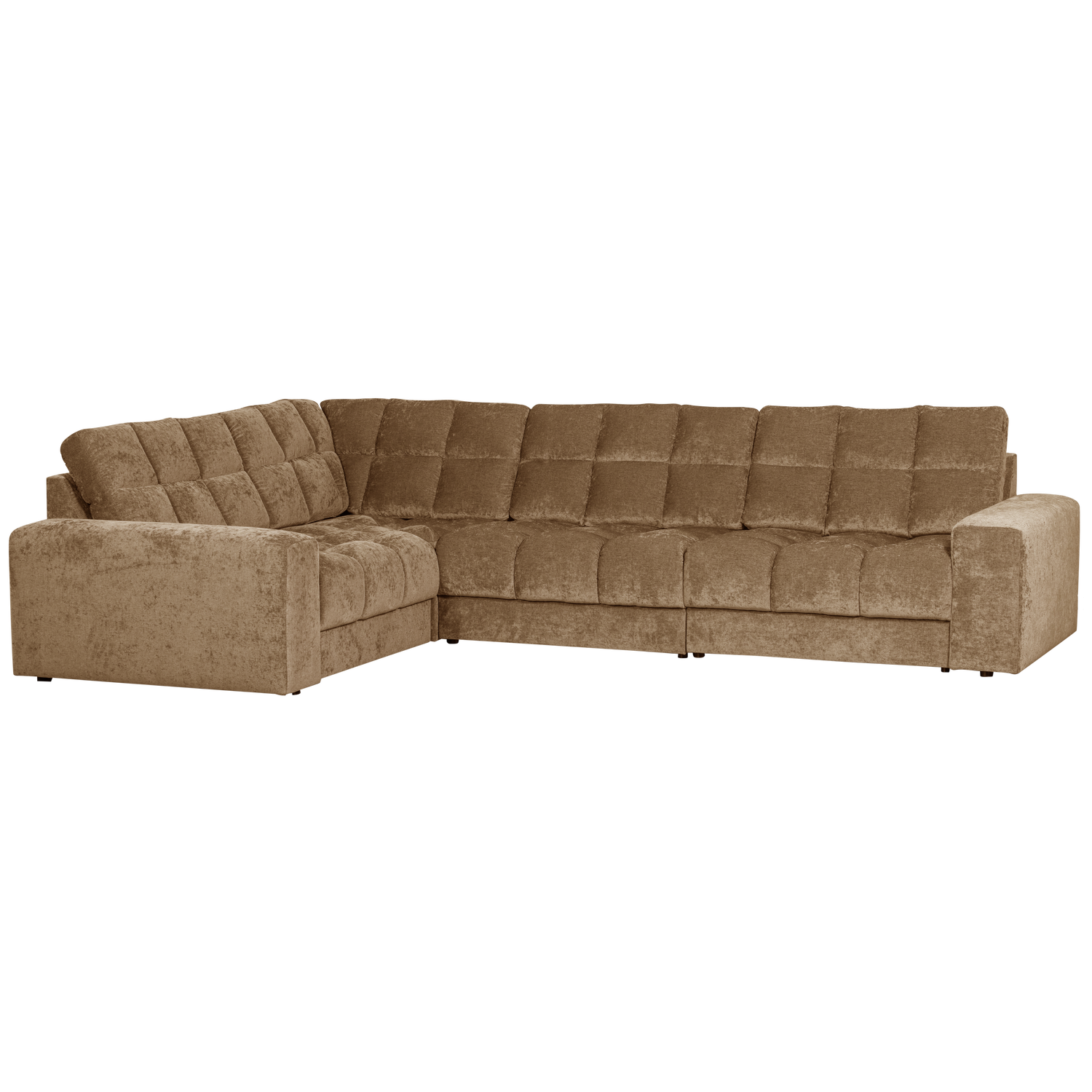 Second date hoekbank links vintage zand