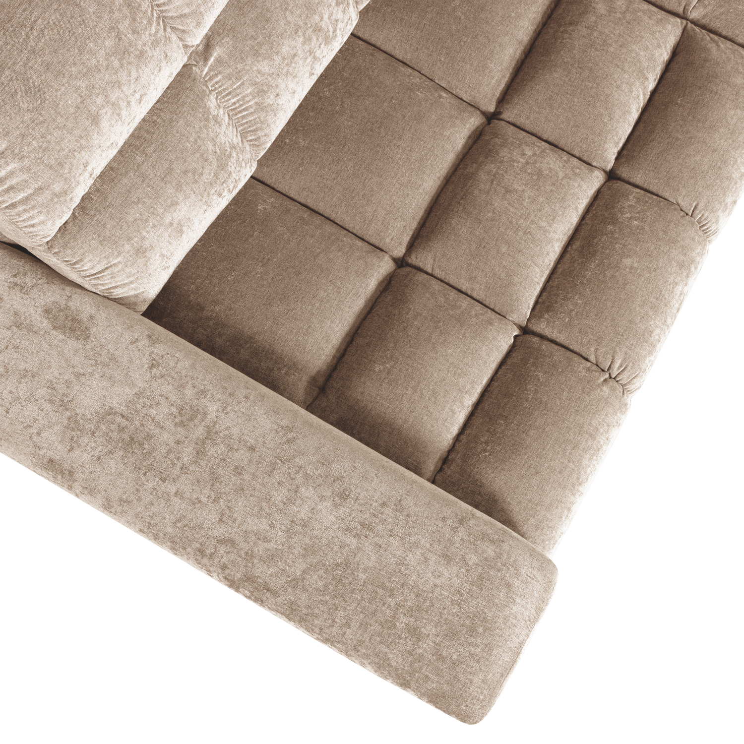 Second date hoekbank rechts vintage nougat - Afbeelding 5