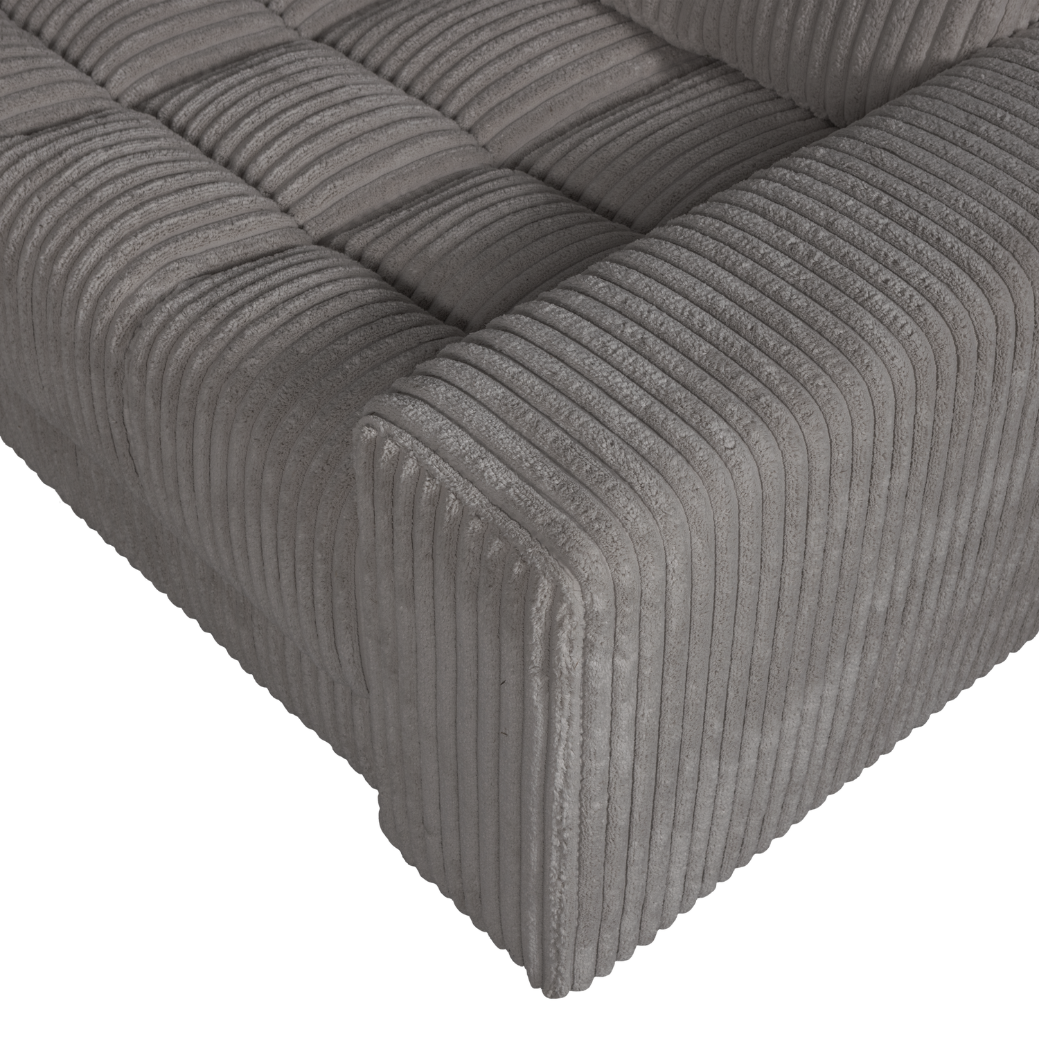 Second date hoekbank rechts grove ribstof terrazzo - Afbeelding 5