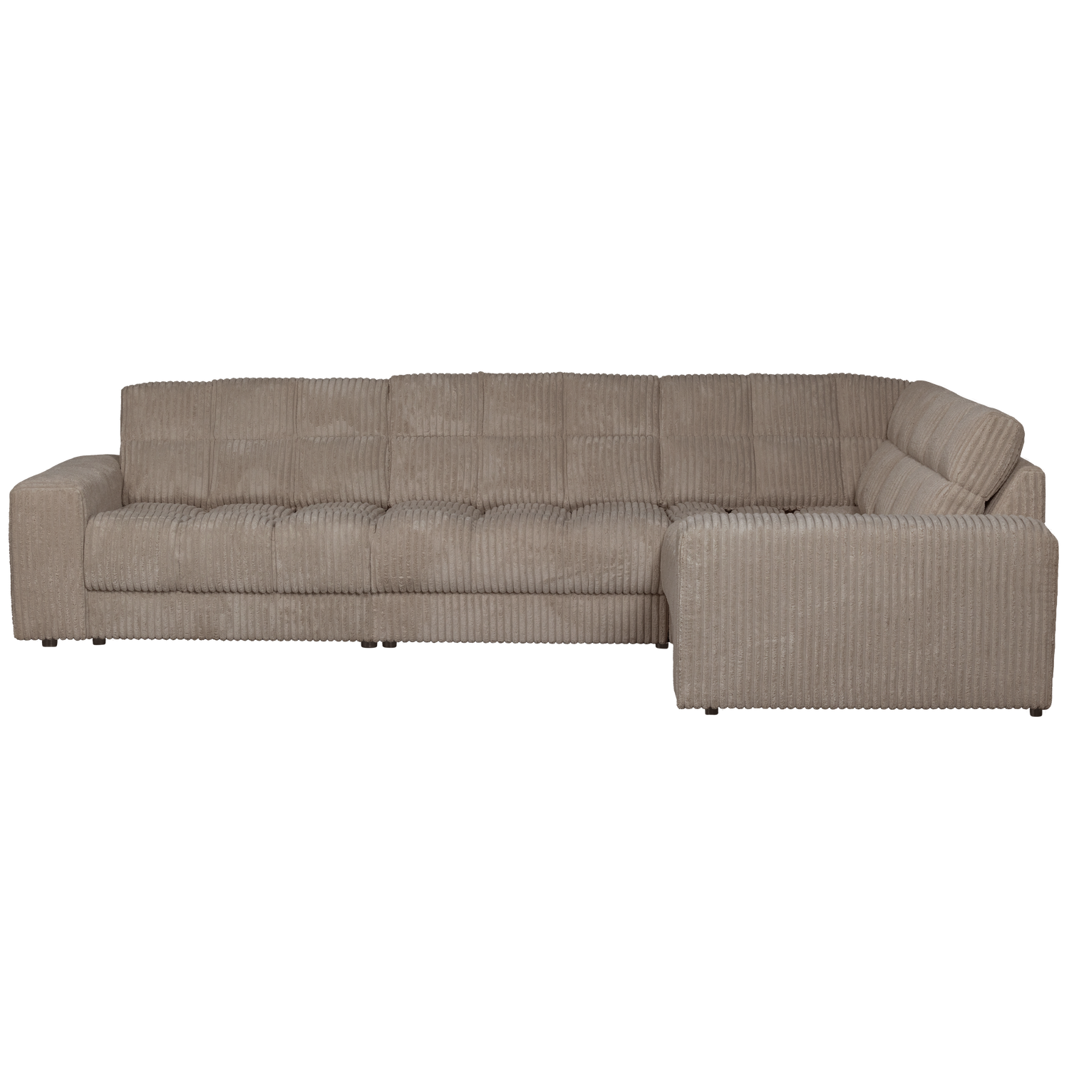 Second date hoekbank rechts grove ribstof mud - Afbeelding 2
