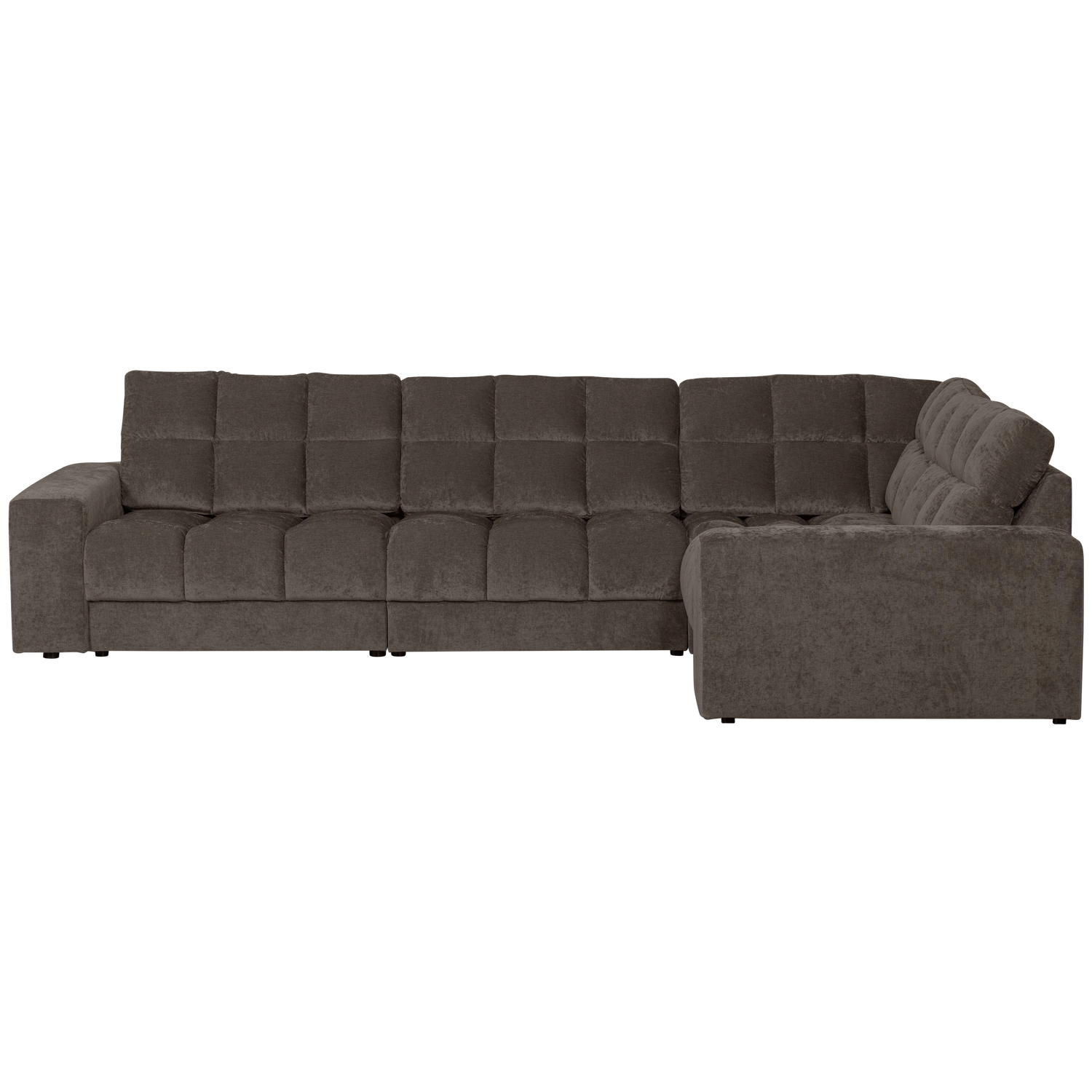 Second date hoekbank rechts vintage warm grijs - Afbeelding 2