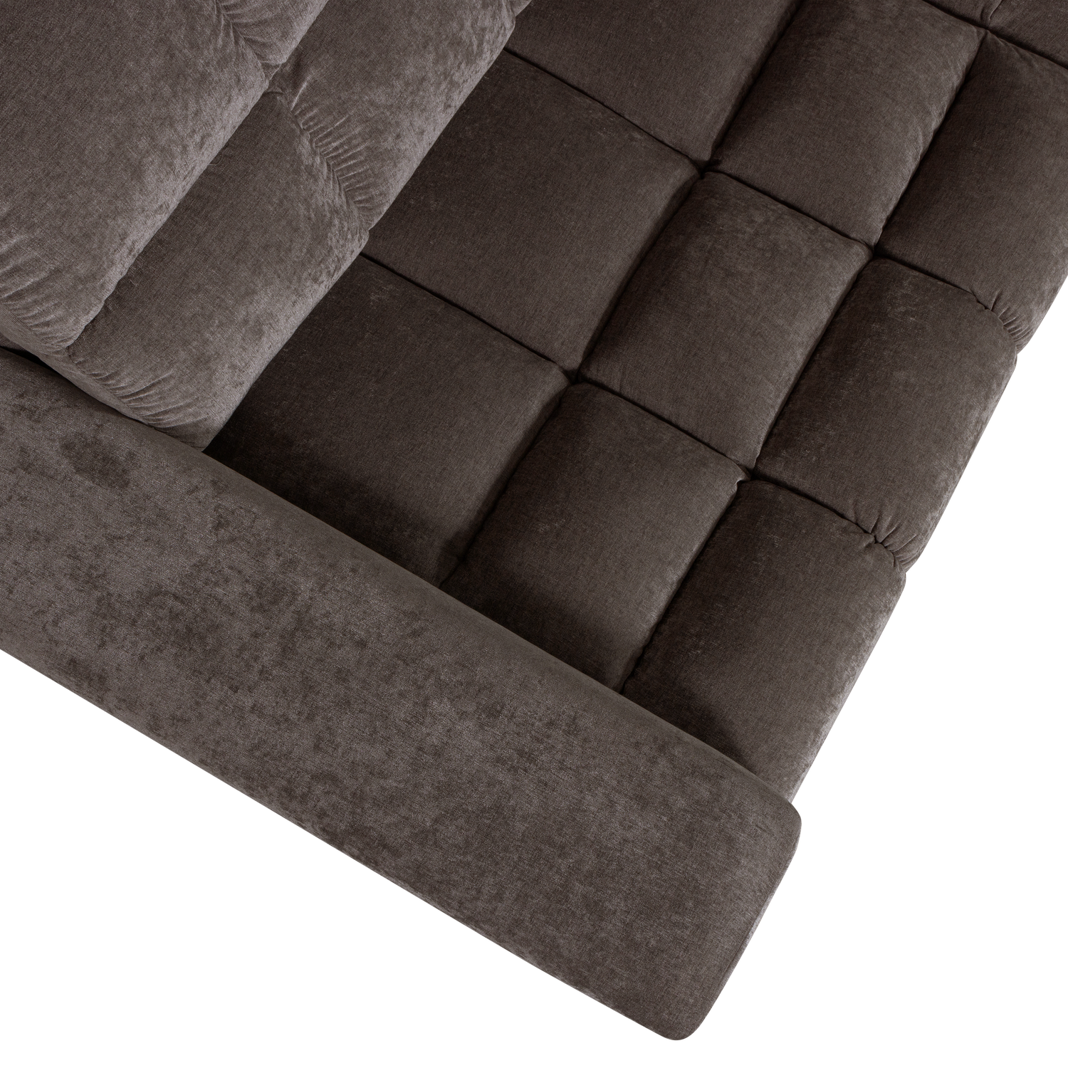 Second date hoekbank rechts vintage warm grijs - Afbeelding 5