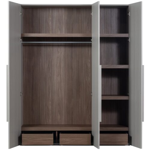 Kledingkast Rens kleur Pebble Grey - 3drs - Afbeelding 5