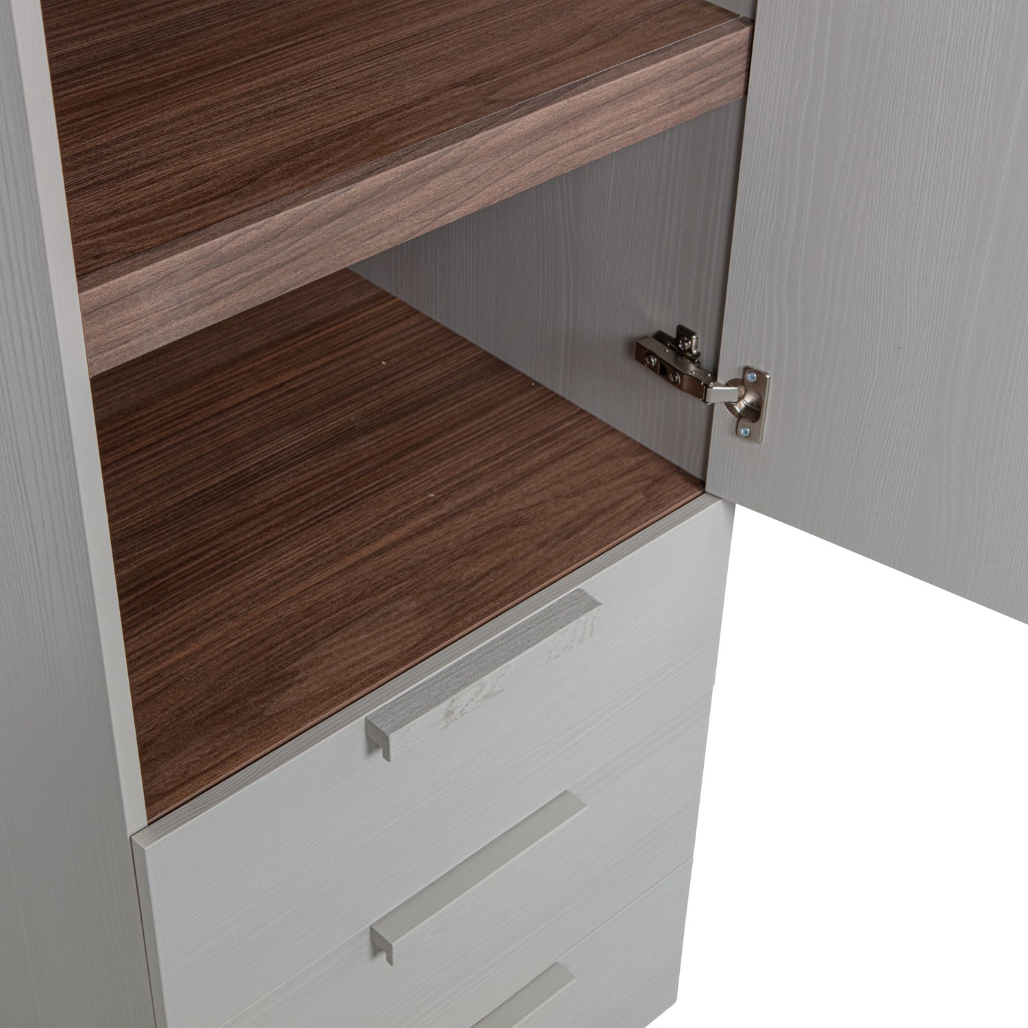 Kledingkast Rens kleur Pebble Grey - 1drs - Afbeelding 8