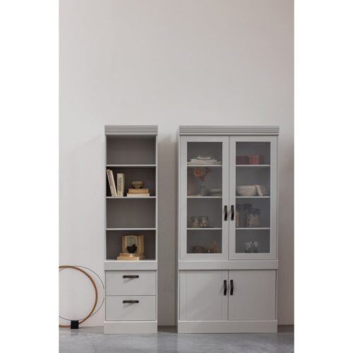 Boekenkast Bold Grenen 215 x 54cm - Sneeuwwit - Afbeelding 2