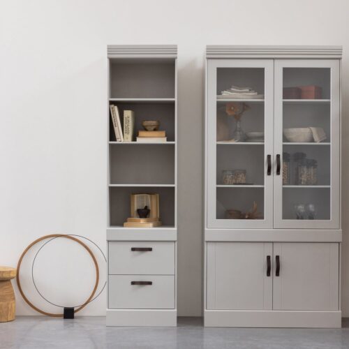 Boekenkast Bold Grenen 215 x 54cm - Sneeuwwit - Afbeelding 3
