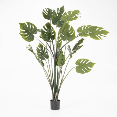 Kunstplant Philodendron Monstera 46 x 150 cm - Afbeelding 3