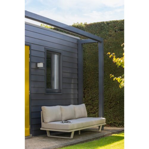 3-zits Loungebank Bear kleur Zand - Afbeelding 2