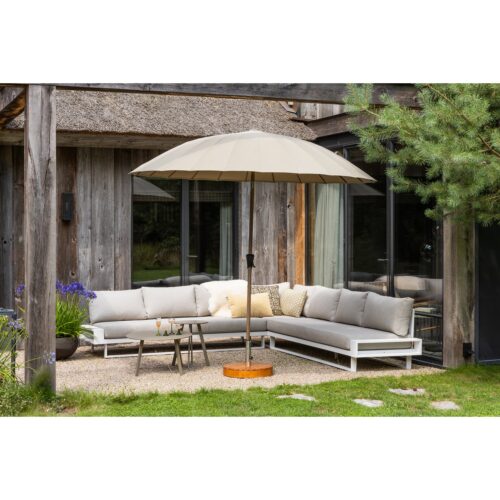 Monica parasol zand/groen Ø280cm - Afbeelding 2