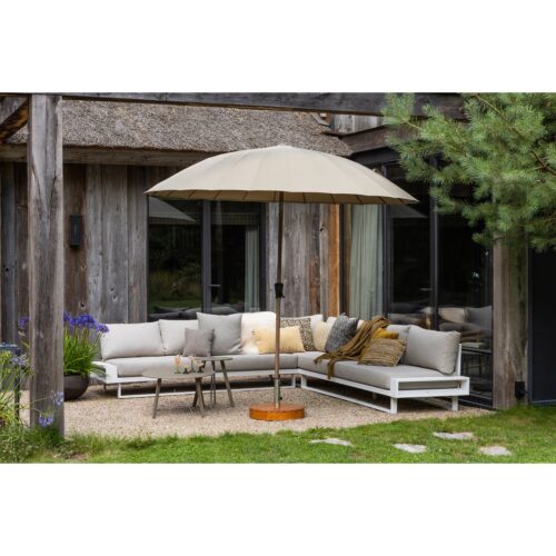 Monica parasol zand/groen Ø280cm - Afbeelding 3