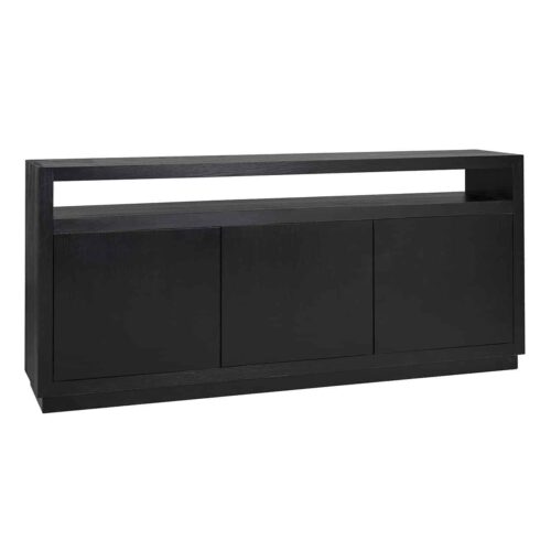 Dressoir Eikenura 3-deuren (Zwart)