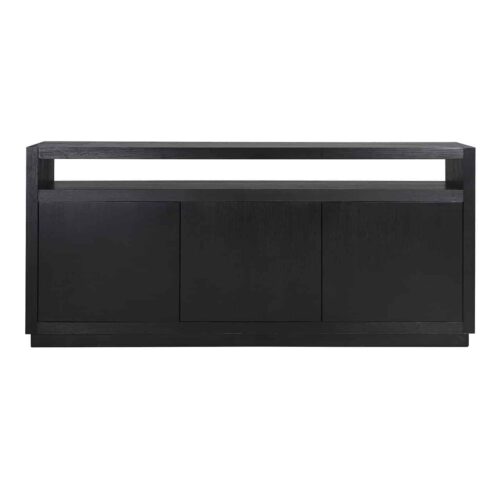 Dressoir Eikenura 3-deuren (Zwart) - Afbeelding 3