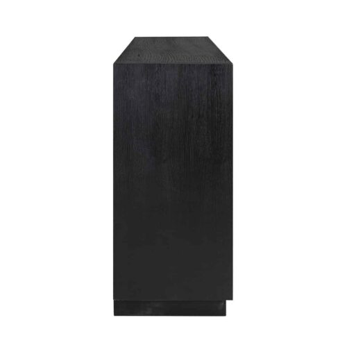 Dressoir Eikenura 4-deuren (Zwart) - Afbeelding 2