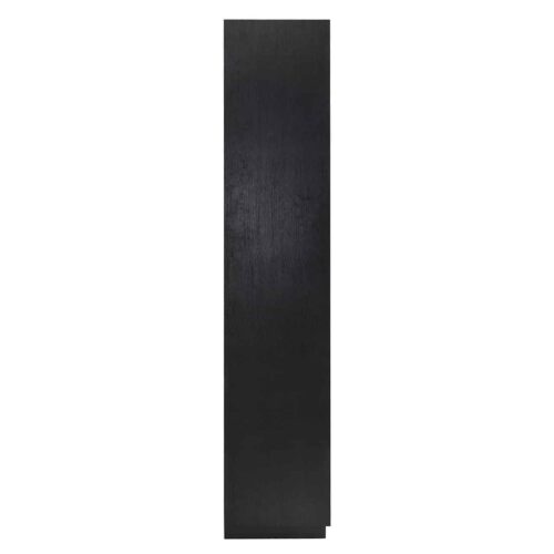 Boekenkast Oakura Eikenhout kleur Zwart - Afbeelding 2