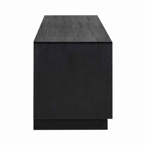 TV-dressoir Oakura 3-laden (Black) - Afbeelding 2