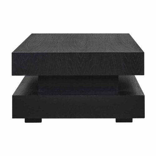Salontafel Oakura 150 x 80 cm - Zwart - Afbeelding 2