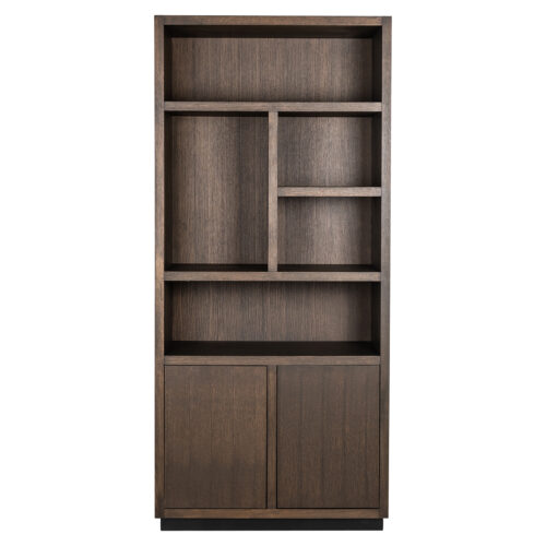Boekenkast Oakura 220x100cm kleur Bruin - Afbeelding 3
