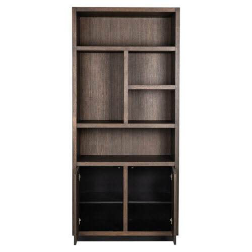 Boekenkast Oakura 220x100cm kleur Bruin - Afbeelding 4