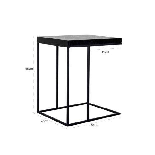 Laptoptafel Oakura - Zwart - Afbeelding 5