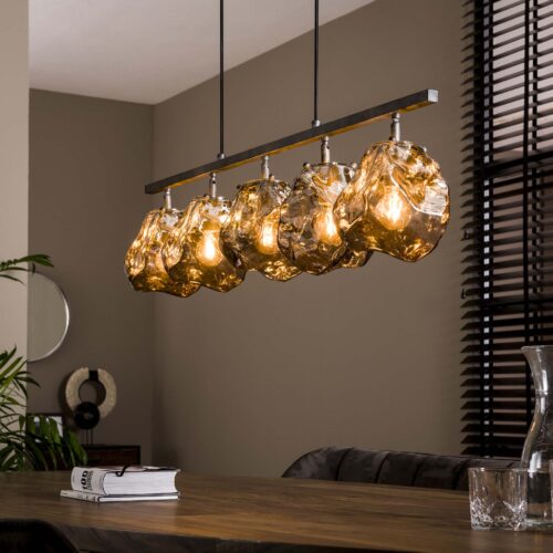 Hanglamp Rock Getrapt met 5 lampen Chromed Glass - Afbeelding 23