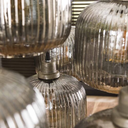 Hanglamp Stripe met 7 lampen - Smoke Glas - Afbeelding 19