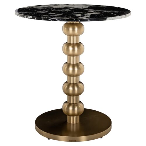 Bistrotafel Witlox 75cm (Zwart/Goud)