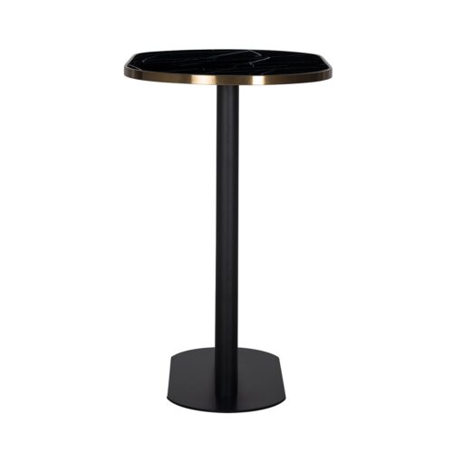 Ovale Bartafel Zenza 105 cm hoog - Zwart - Afbeelding 2