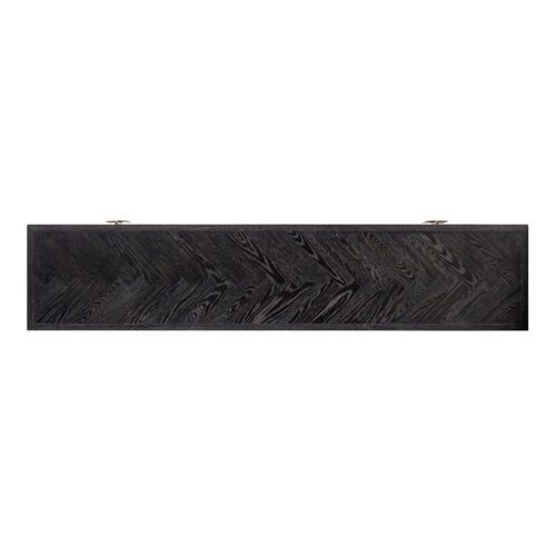 TV-dressoir Blackbone brass 4-deuren 200 (Black rustic) - Afbeelding 3