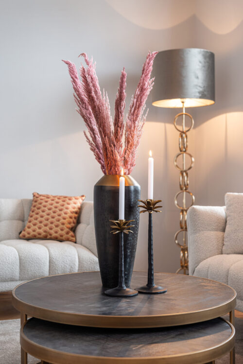 Salontafel Blackbone Eiken met metalen frame - set van 2 - Afbeelding 6