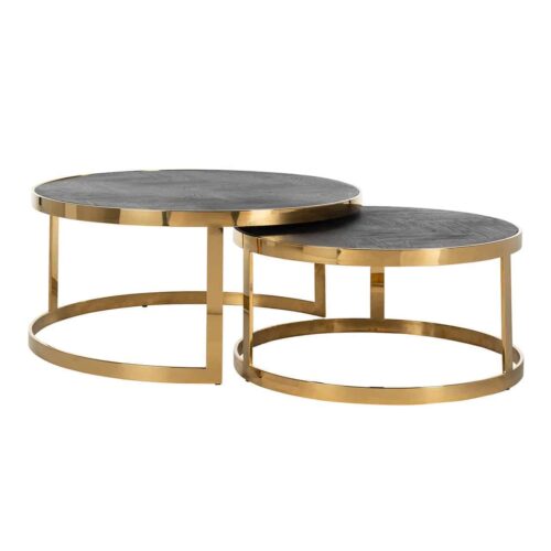 Salontafel Blackbone set van 2 -  Goud