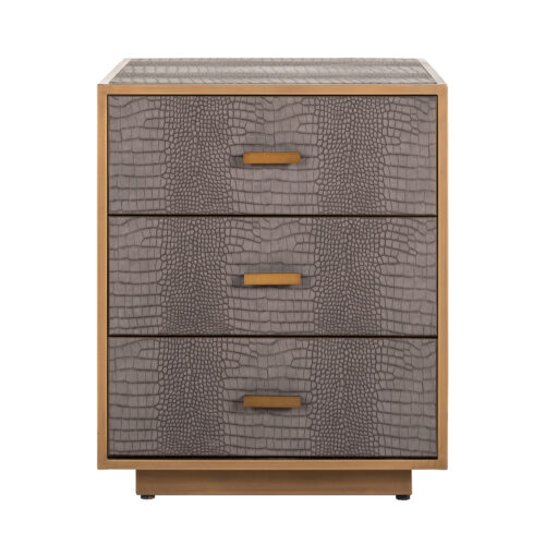 Ladenkast/Nachtkastje Classio 3-laden (Brushed Gold) - Afbeelding 4