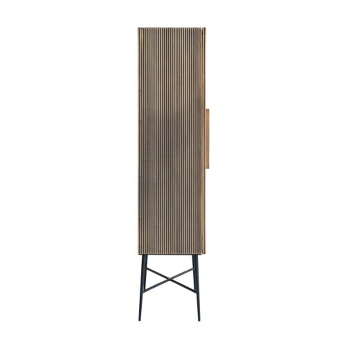 Opbergkast Ironville 75 x 182cm kleur Goud - Afbeelding 2