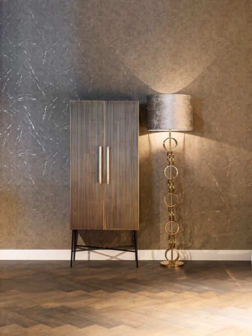 Opbergkast Ironville 75 x 182cm kleur Goud - Afbeelding 7