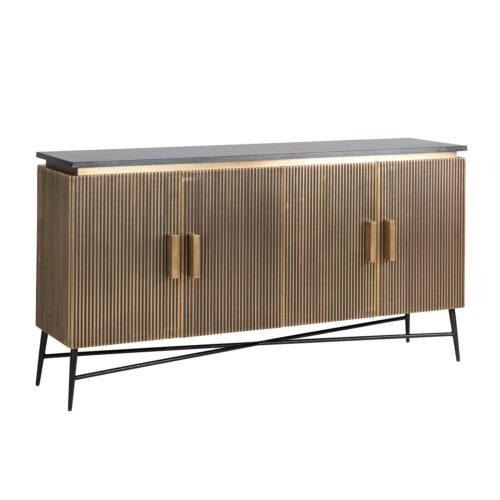 Dressoir Ironville 4-deuren (Goud)