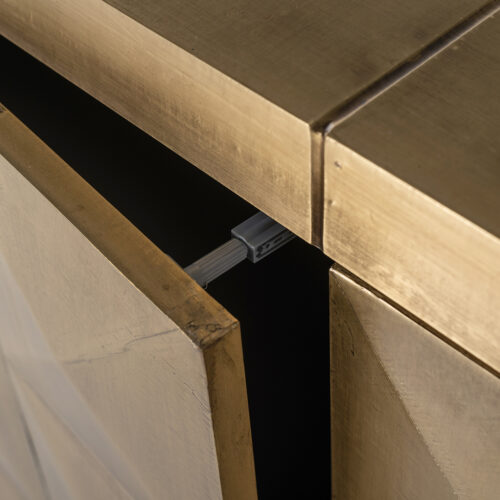 Dressoir Collada 3-deuren (Geborsteld Goud) - Afbeelding 8