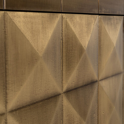 Dressoir Collada 3-deuren (Geborsteld Goud) - Afbeelding 7