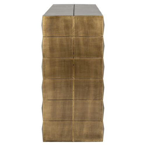 Sidetable Collada 137.5 x 36 cm - Brushed Gold - Afbeelding 2