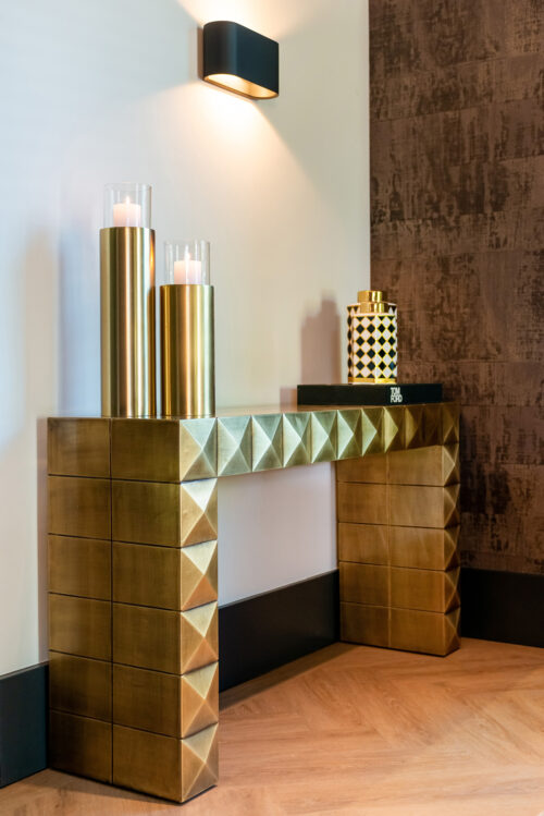 Sidetable Collada 137.5 x 36 cm - Brushed Gold - Afbeelding 8