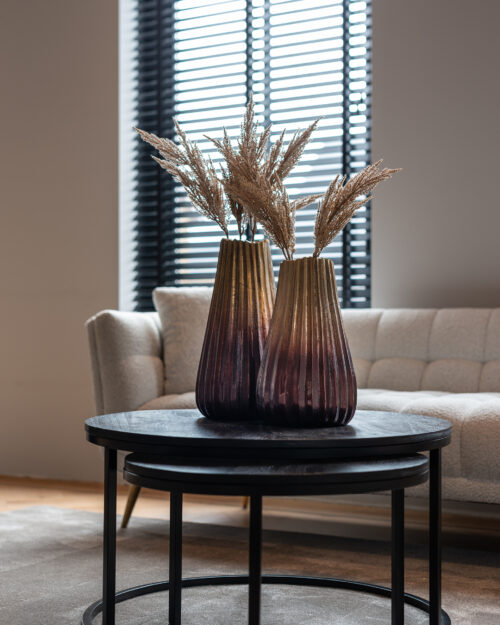Ronde Salontafel Catana Set van 2 stuks - Zwart - Afbeelding 6