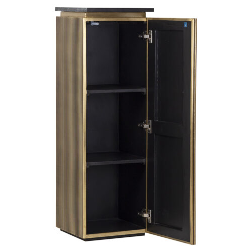 Zuil met opbergruimte Ironville Marmer en Brass 110 x 35cm - Afbeelding 3